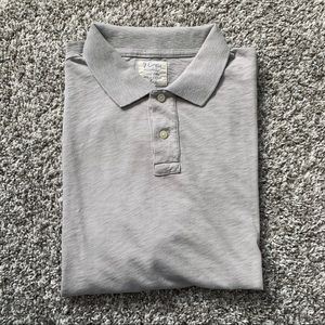 J. CREW Men's Short-Sleeved Polo Shirt